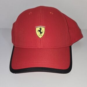 Ferrari x PUMA 312 B2 Formula 1 Racing Hat Red Scuderia SF Heritage Baseball Cap